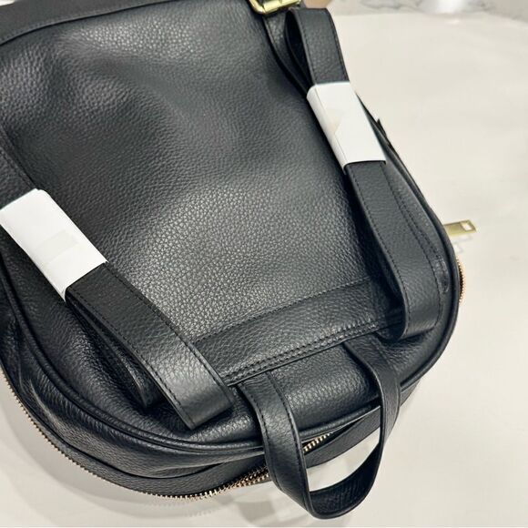 CHAMPS Leather Backpack LEATHER BAG, organizer, Adjustable Shoulder Strap New - Picture 10 of 16